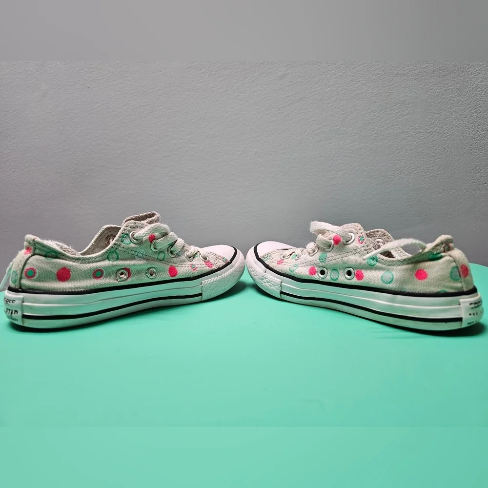 Converse Kids' White and Pink All Star Shoes